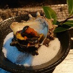 広丞庵　かのか - さざえのバジルオイル焼き♪