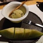 広丞庵　かのか - デザート♪ピスタチオのアイスクリーム