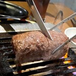 焼肉一心たん助 旦 - 自分の中で1位と思えた牛タンハンバーグ