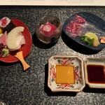 Japanese cuisine Kasuke - 향어 및 사시미, 잉어와 참치 등 바다의 사시미