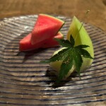 Japanese cuisine Kasuke - 수박과 멜론