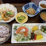 ななかまど - 健康定食・仙台麩の炒め物