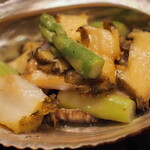 割烹さいお - 鮑バター焼き