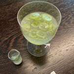 エヴァム・エヴァ・ヤマナシ・アジ - シャインマスカットのあんみつ