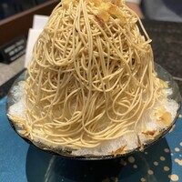 びわこレストランROKU - 氷菓　和栗かき氷　¥1480円