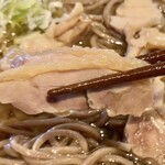 一寸亭 - 冷たい肉そば