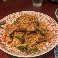 喜記 銀座店 - 大海老のチリガーリック炒め
