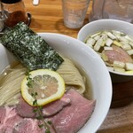 ユナイテッド ヌードル アメノオト - 昆布水つけ麺（塩） 950円