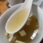 ユナイテッド ヌードル アメノオト - スープ割は昆布水を投入します。