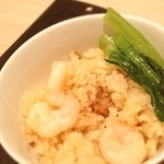 えびそば えび助 - エビめし 150円 (平日昼は無料)