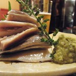 ぬる燗 - 真いわし酢〆