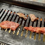 清香苑 - グリルはロースター式