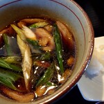 栄夏 - 鴨つけ汁蕎麦のつゆ