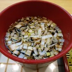 ばりきや - ざるラーメン つけ汁アップ