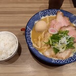 Tori Soba Makotoya - 得製鳥そば(醤油)、ご飯