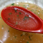 沖縄そば専門 やんばる - 自家製スープ　かつお節を以ての優しい味わい