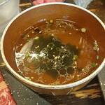 焼肉セブン - わかめスープ