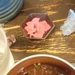 焼肉セブン - 大根の桜漬け