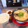 九州とんこつ 龍瞳 - 料理写真:2023年８月　こってり久留米ラーメンとライス