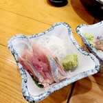 Sakana Yakimono Ippin Entake - 本日の鮮魚小鉢刺し(鰊) 350円