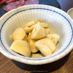 炭火焼肉 日本橋イタダキ - 焼きにんにく