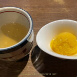 炭火焼肉 日本橋イタダキ - あがりとマンゴーアイス