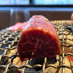 炭火焼肉 日本橋イタダキ - ハラミ 立派なお肉 味・プレゼンとも良し