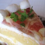 ウベール - いちぢくのショートケーキ