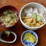 正立食堂 - ウニホタテ丼