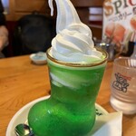 コメダ珈琲店 - クリームソーダ