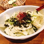 ぼすけ - 甘キャベツのチョレギ風サラダ