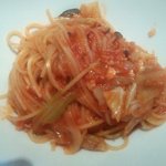 タコミンチと有機野菜のプッタネスカ（2013.9）