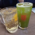 ひろもと食堂 - ハイボール＆緑茶ハイ