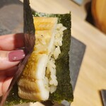 鮨 無垢/鮨 白銀 - 穴子の手巻き