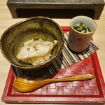 鮨 無垢/鮨 白銀 - 真名鯛の小丼と冷や汁のペアリング