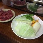 Yakiniku Kouen - 焼き野菜盛合せ（サービス♪）