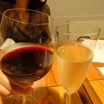 Fururu Deshan - ワインとノンアルで乾杯♪