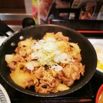 Yoshinoya - 鉄板牛焼肉定食