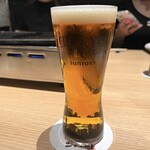 焼うおいし川  六本木凛華楼 - 生ビール