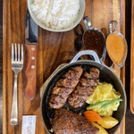 グリルケー ファームズ - ハンバーグ