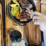 グリルケー ファームズ - 妻注文のステーキ