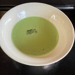 旧古河庭園・日本庭園内　茶室 - 冷抹茶