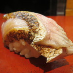 日本橋橘町　都寿司 - 炙った鰤漬け握り