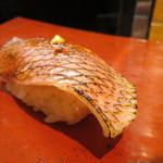 日本橋橘町　都寿司 - 金目鯛握り