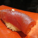 日本橋橘町　都寿司 - 鮪づけ握り