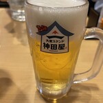 大衆スタンド神田屋 - 生ビール