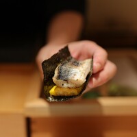 鮨 水天一碧 - 地焼きうなコーンドッグ