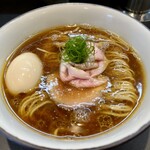 Raxamensenichi - 味玉醤油らぁ麺 麺・スープ大盛り