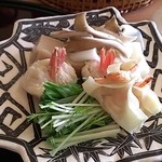 札幌 なだ万雅殿 - えび味噌スープ鍋