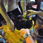 米山 - 空瓶を数えてお会計